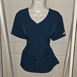 Skechers Women's Dark Blue V-Neck Tee